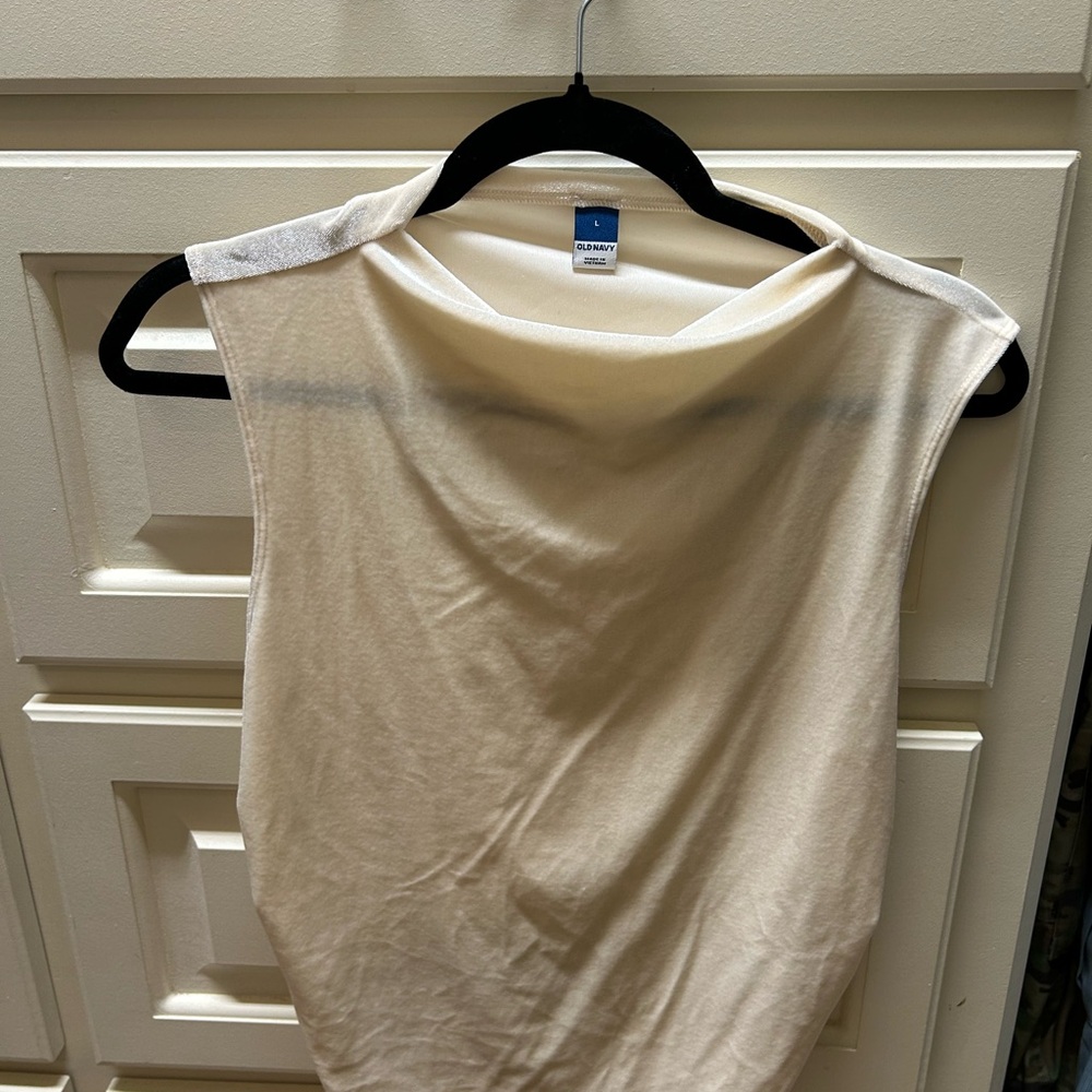 Old Navy Mock-Neck Velvet Top